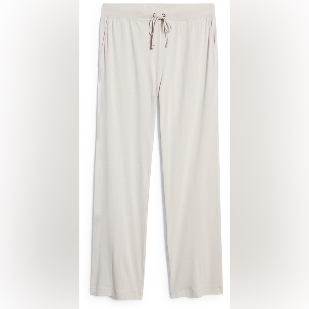 Daniel Buchler Peruvian Pima Cotton Lounge Pants in Taupe Grey